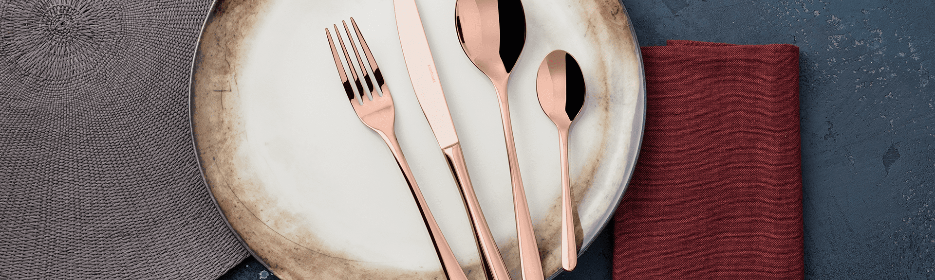 Copper cutlery
